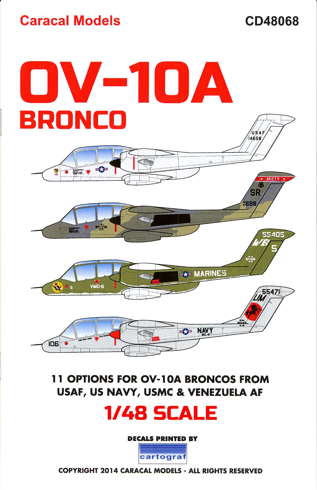 Caracal Decals 1/48 NORTH AMERICAN OV-10A BRONCO | eBay